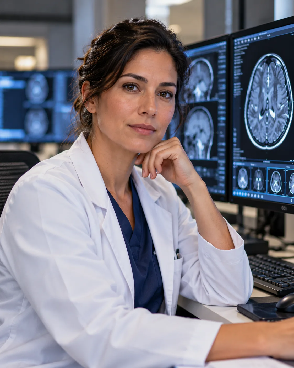 Portrait of a radiologist